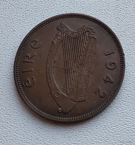Ирландия 1 пенни, 1942 7-11-3