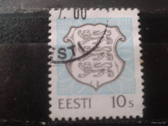 Эстония 1993 Стандарт, герб 10с