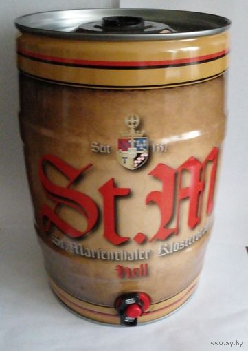 Бачонок от пива.5 литров Германия. ,,St. Marienthaler"