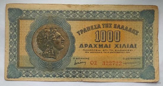 Греция 1000 драхм 1941 г.