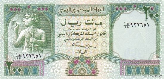 Йемен 200 риалов образца 1996 года UNC p29