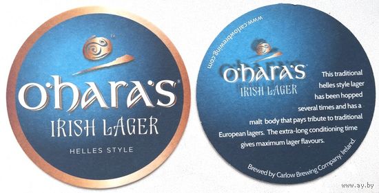 Подставка под пиво O'hara's (Ирландия) No 4