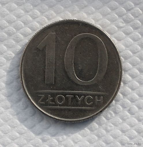 Польша 10 злотых, 1988