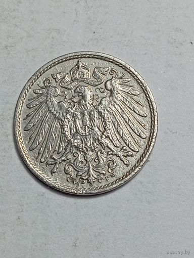 Германия 10 пфеннига 1911 года . F