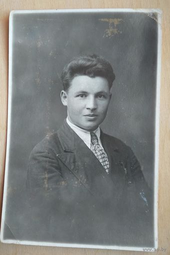 Фото мужчины. 1938 г. 8.5х13 см.