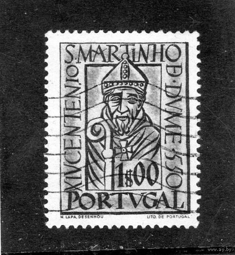 Португалия.Ми-807.Св.Мартин из Браги (c.520-580) архиепископ, миссионер.1953