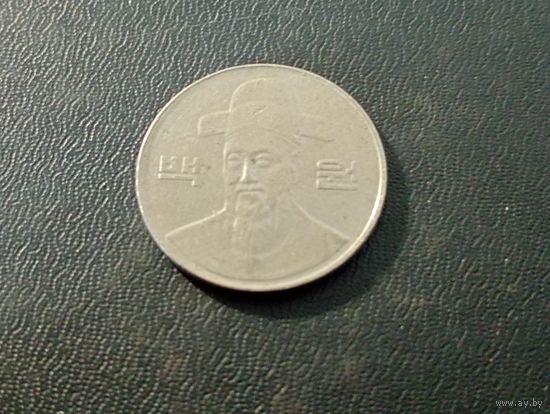 Корея 100 вон 2001 г.