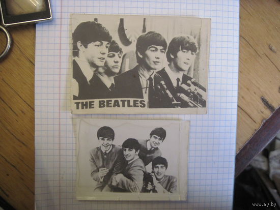 The Beatles. Два фото с рубля!