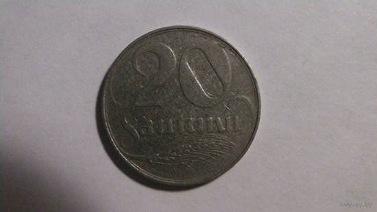 Латвия, 20 сантим 1922