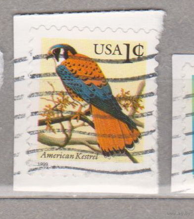 Птицы фауна США 1999 год лот 1068 вырезки цена за 1 марку