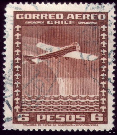 1 марка 1935 год Чили Самолёты 213