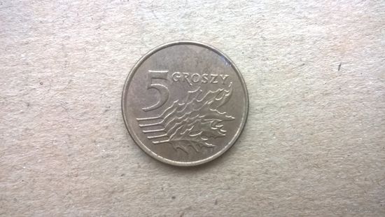 Польша 5 грошей, 1999г. (D-16)