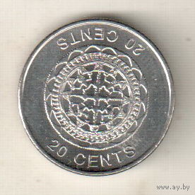 Соломоновы Острова 20 цент 2012