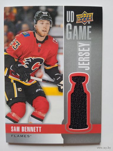 Хоккейная карточка НХЛ джерси Sam Bannet (Калгари)