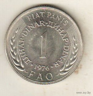 Югославия 1 динар 1976 ФАО