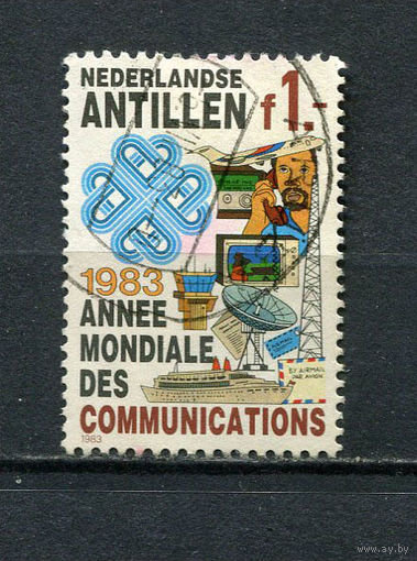 Нидерландские Антильские острова - 1983 - Всемирный год коммуникаций - [Mi. 493] - полная серия - 1 марка. Гашеная.  (Лот 61DN)
