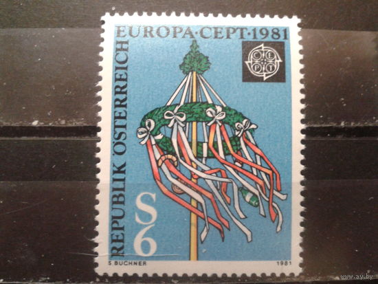 Австрия 1981 Европа, фольклор** Михель-1,5 евро
