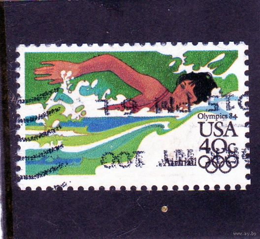 США.Спорт.Плавание.Олимпийские игры.Лос-Анджелес.1984.