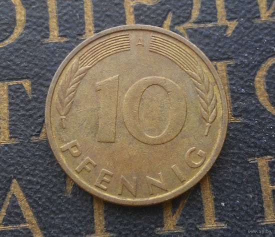 10 пфеннигов 1990 (A) Германия ФРГ #02