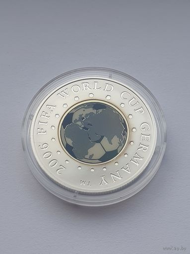 Чемпионат мира по футболу 2006 года. Германия, 20 рублей, серебро. Спорт