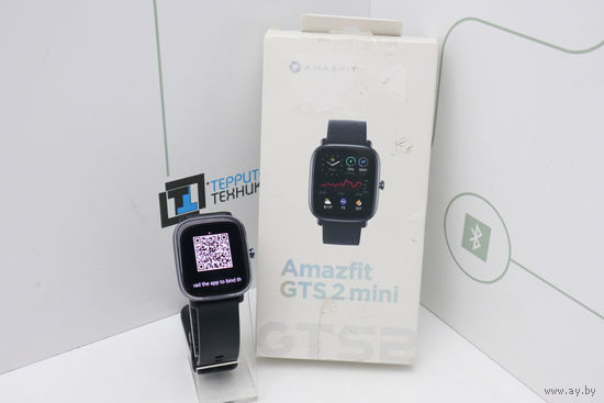 Черные 1.55" Amazfit GTS 2 mini (AMOLED, GPS, Android/iOS). Гарантия