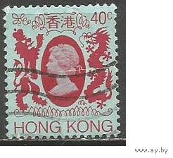 Гонконг. Королева Елизавета II. Герб. 1982г. Mi#391.