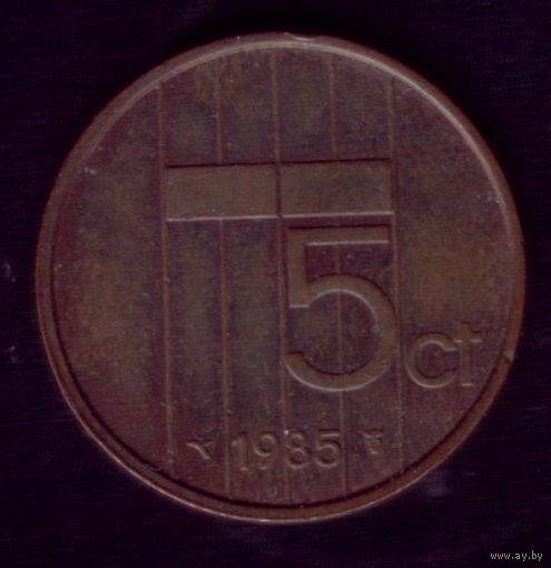 5 центов 1985 год Нидерланды