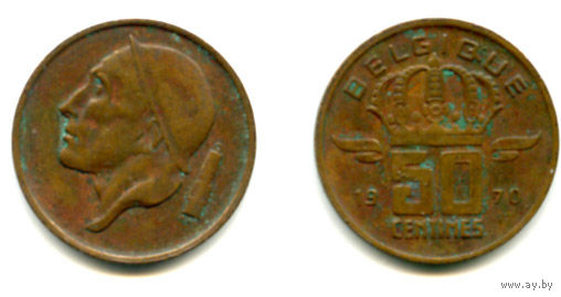 Бельгия 50 сантимов 1970