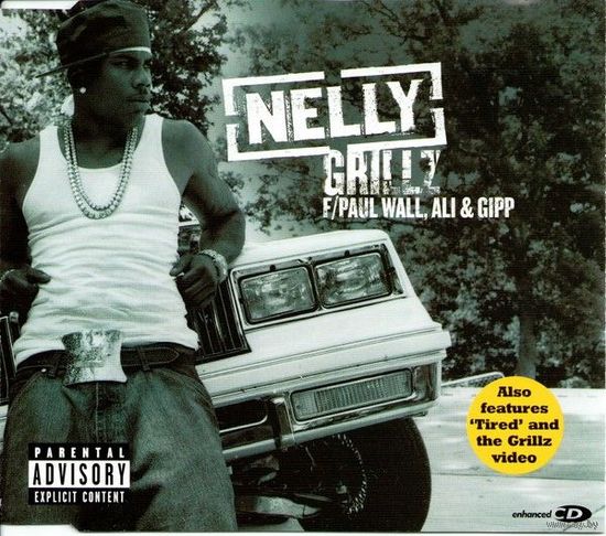 Nelly F/ Paul Wall, Ali & Gipp - Grillz-2006,CD, Single,Enhanced,Made in  Europe.