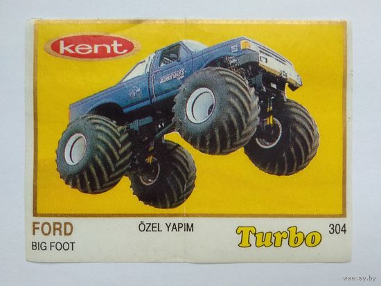 Вкладыш от жвачки "Turbo" (304)