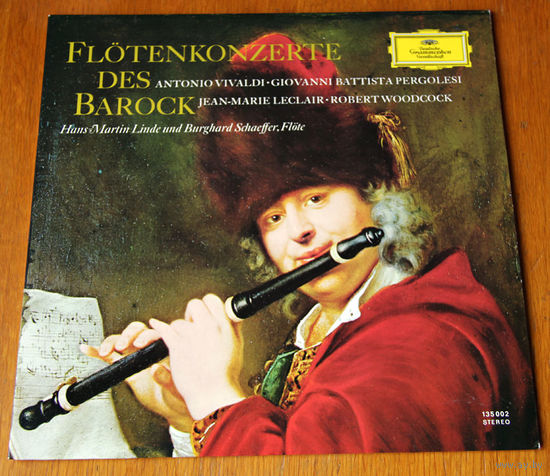 Vivaldi, Pergolesi, Leclair, Woodcock - Hans-Martin Linde and Burghard Schaeffer, flute (Vinyl)