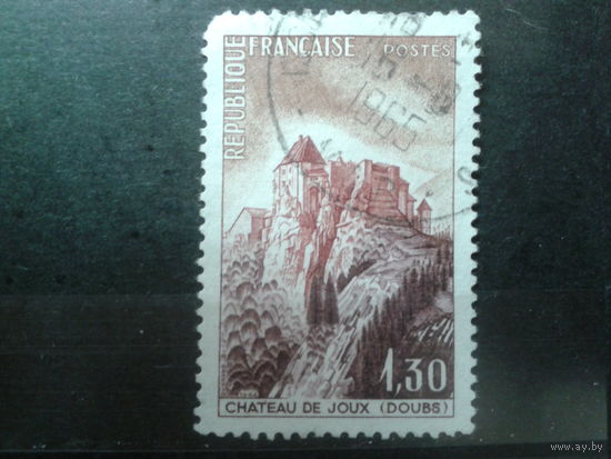 Франция 1965 замок на скале
