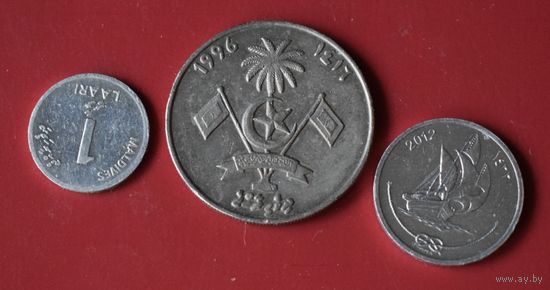 Мальдивы 3 монеты