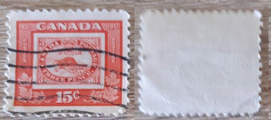 Канада  1951 100-летие канадских марок.