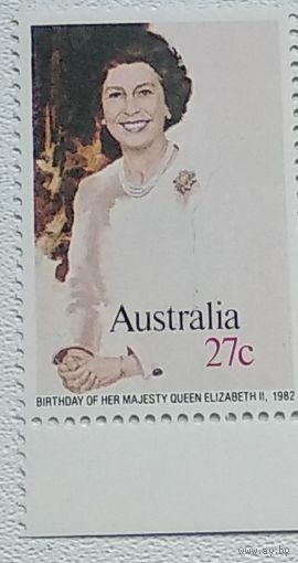 Австралия 1982 56-я годовщина со дня рождения королевы Елизаветы II С-М-6-2
