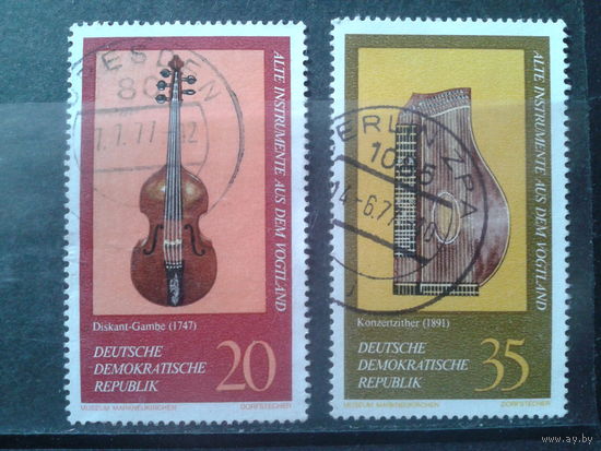 ГДР 1977 Муз. инструменты