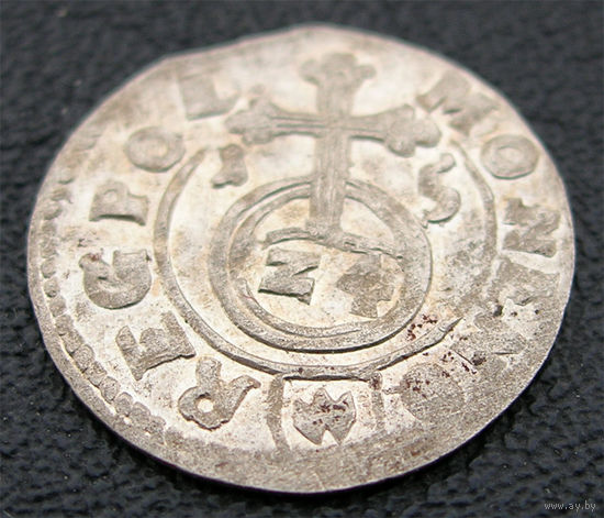 Полторак 1615, Сигизмунд III Ваза, Быдгощ. Рв - герб Абданак в щитке. Штемпельный блеск, коллекционное состояние!