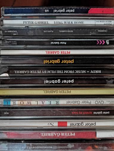 Collection  14 pcs audio CDs Albums Genesis  peter gabriel