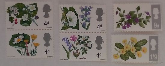 Флора  англии марки