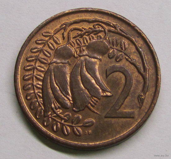 Новая Зеландия 2 цента 1975 г