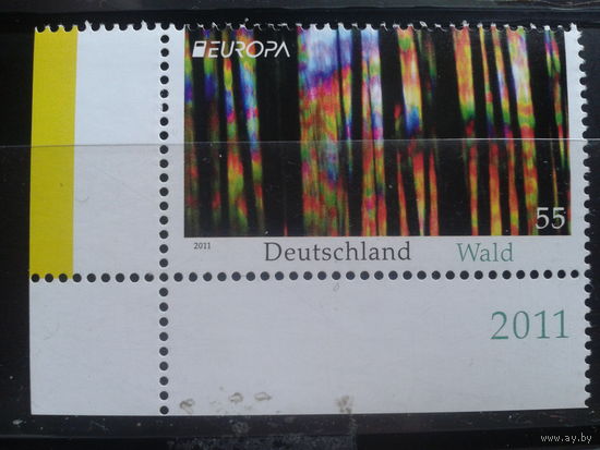 Германия 2011 Европа, лес Михель-1,0 евро