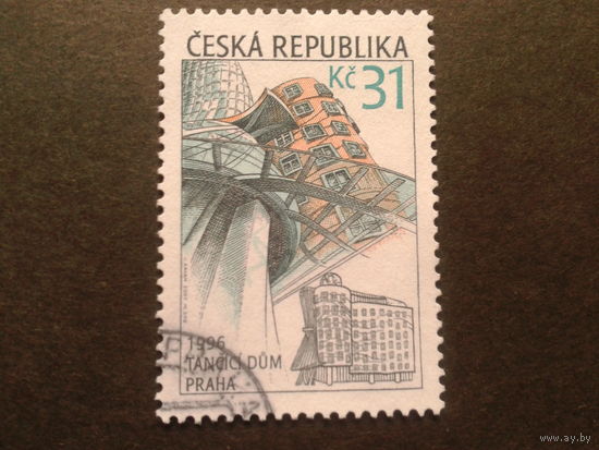 Чехия 2001 архитектура  марка из блока