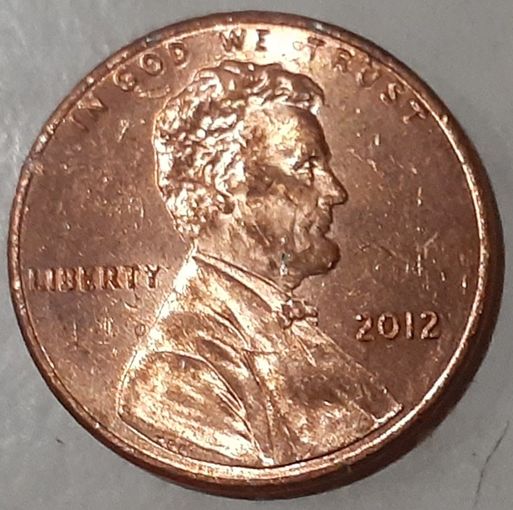 США 1 цент, 2012 (12-3-12)