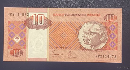 Ангола 10 кванза 1999г Unc