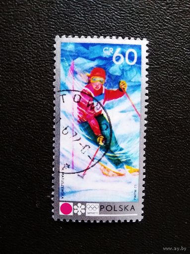 Марка Польша 1971 год Олимпийские игры