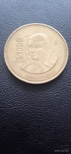 Мексика 1000 песо 1989 г.