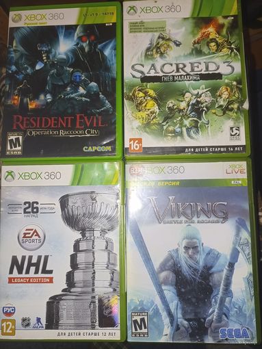 Диски игровые для Xbox 360 Viking NHL 4