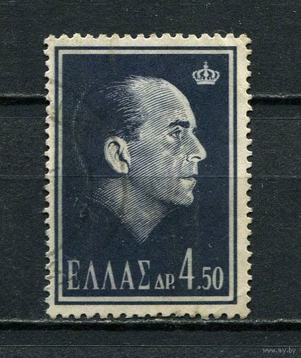 Греция - 1964 - Король Павел I 4,5Dr - [Mi.843] - 1 марка. Гашеная.  (Лот 30Dc)