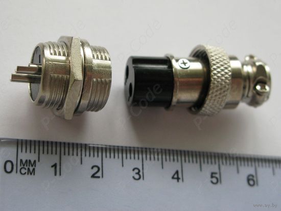 Разъем XLR 2-pin для поисковых катушек импульсных металлоискателей