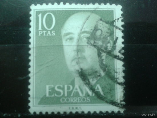 Испания 1955 Генерал Франко 10 п